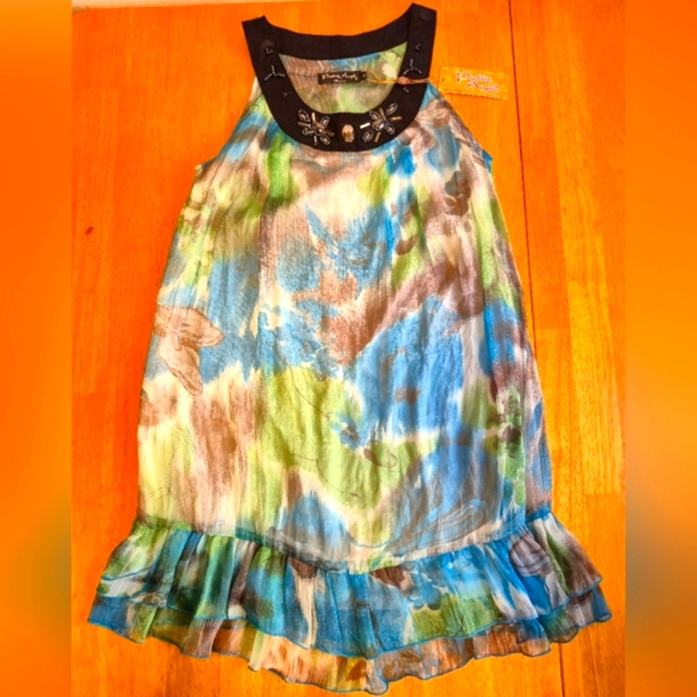 Pretty Angel Multicolor Sleeveless‎ Dress
